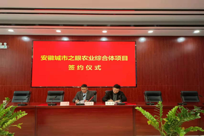 安成鎮(zhèn)參加安徽城市之眼農(nóng)業(yè)綜合體項(xiàng)目簽約儀式，攜手推動(dòng)新材料技術(shù)推廣服務(wù)賦能現(xiàn)代農(nóng)業(yè)